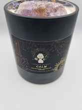 Load image into Gallery viewer, Calm Lavender Relaxation Intention soy wax candle

