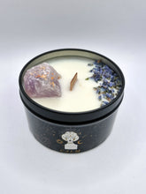 Load image into Gallery viewer, CALM Lavender Relaxation Intention Soy Candle (TRAVEL CANDLE)
