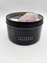 Load image into Gallery viewer, CALM Lavender Relaxation Intention Soy Candle (TRAVEL CANDLE)
