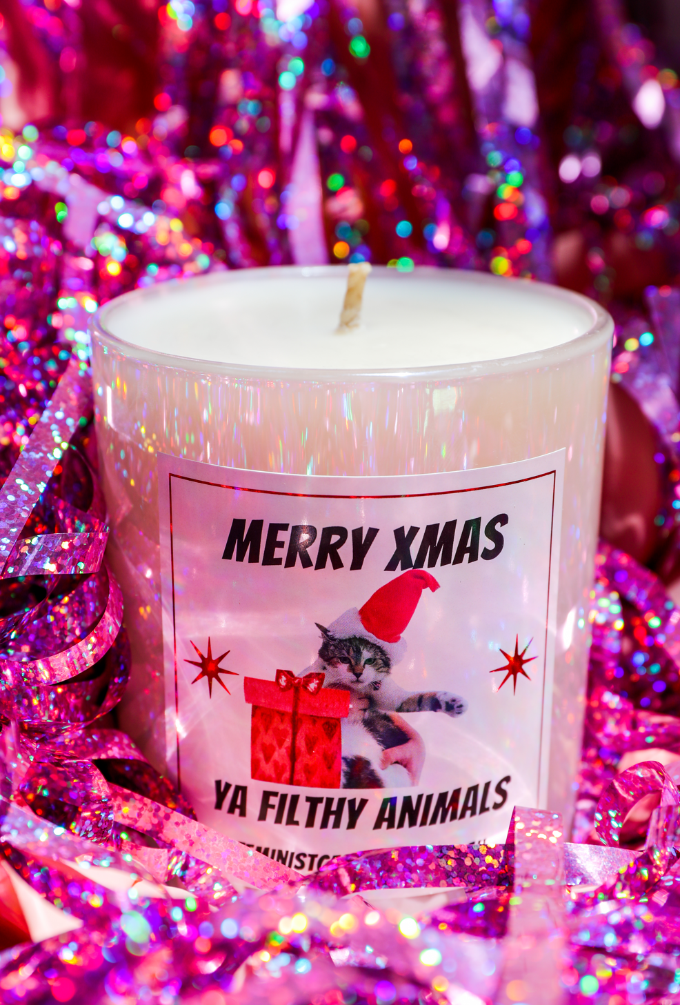 Merry Xmas Ya Filthy Animals - Large Pearl